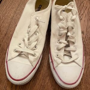 Converse chuck taylor all stars low white sz 7.5